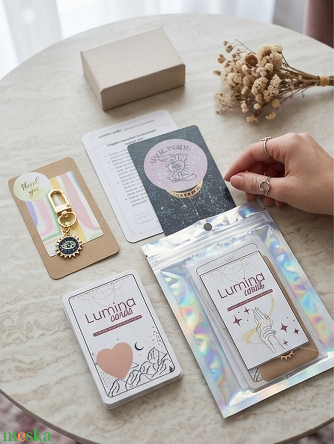 Lumina Cards - kaparós megerősítő kártyák  - otthon & életmód - papír, írószer - egyedi szerkesztés - Meska.hu