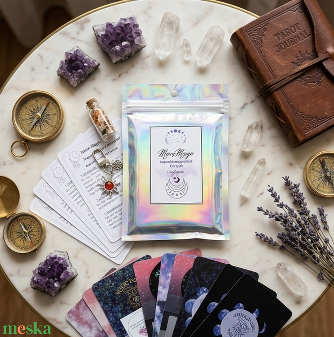 Moon Magic - kaparós  megerősítő kártyák - otthon & életmód - papír, írószer - egyedi szerkesztés - Meska.hu
