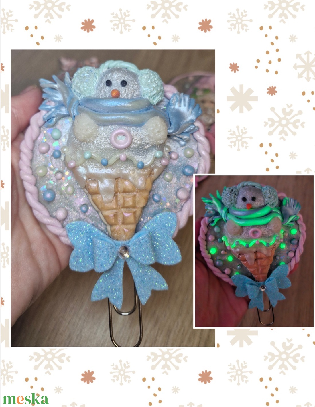 Karácsonyi könyvjelző - karácsony - karácsonyi lakásdekoráció - karácsonyi manók, figurák - Meska.hu