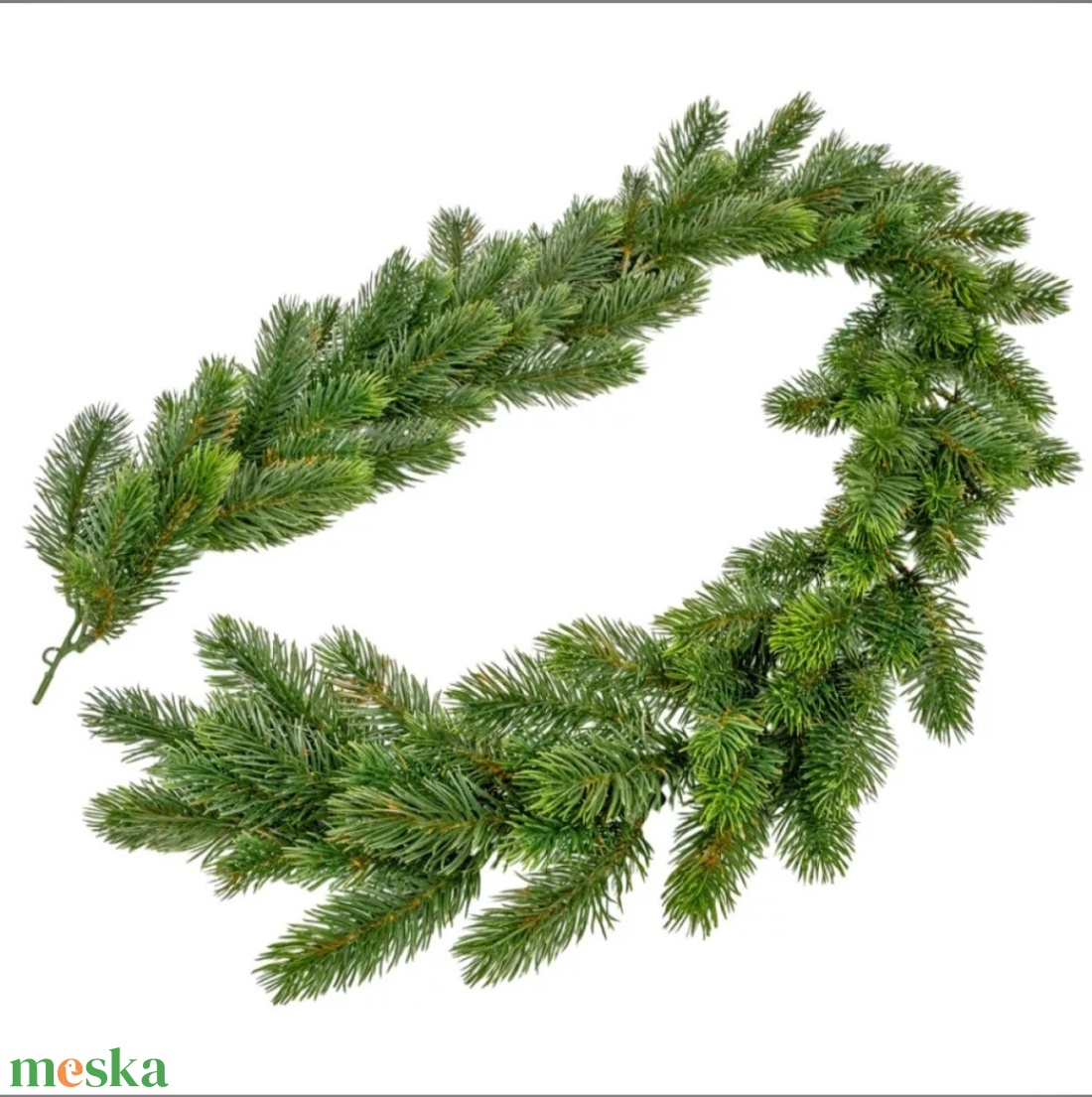 Fenyő girland 145 cm - karácsony - karácsonyi kültéri dekoráció - Meska.hu
