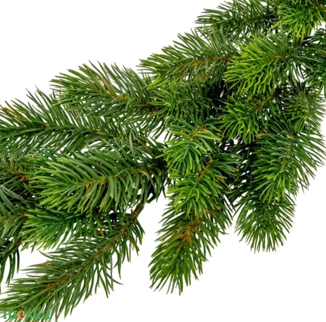 Fenyő girland 145 cm - karácsony - karácsonyi kültéri dekoráció - Meska.hu
