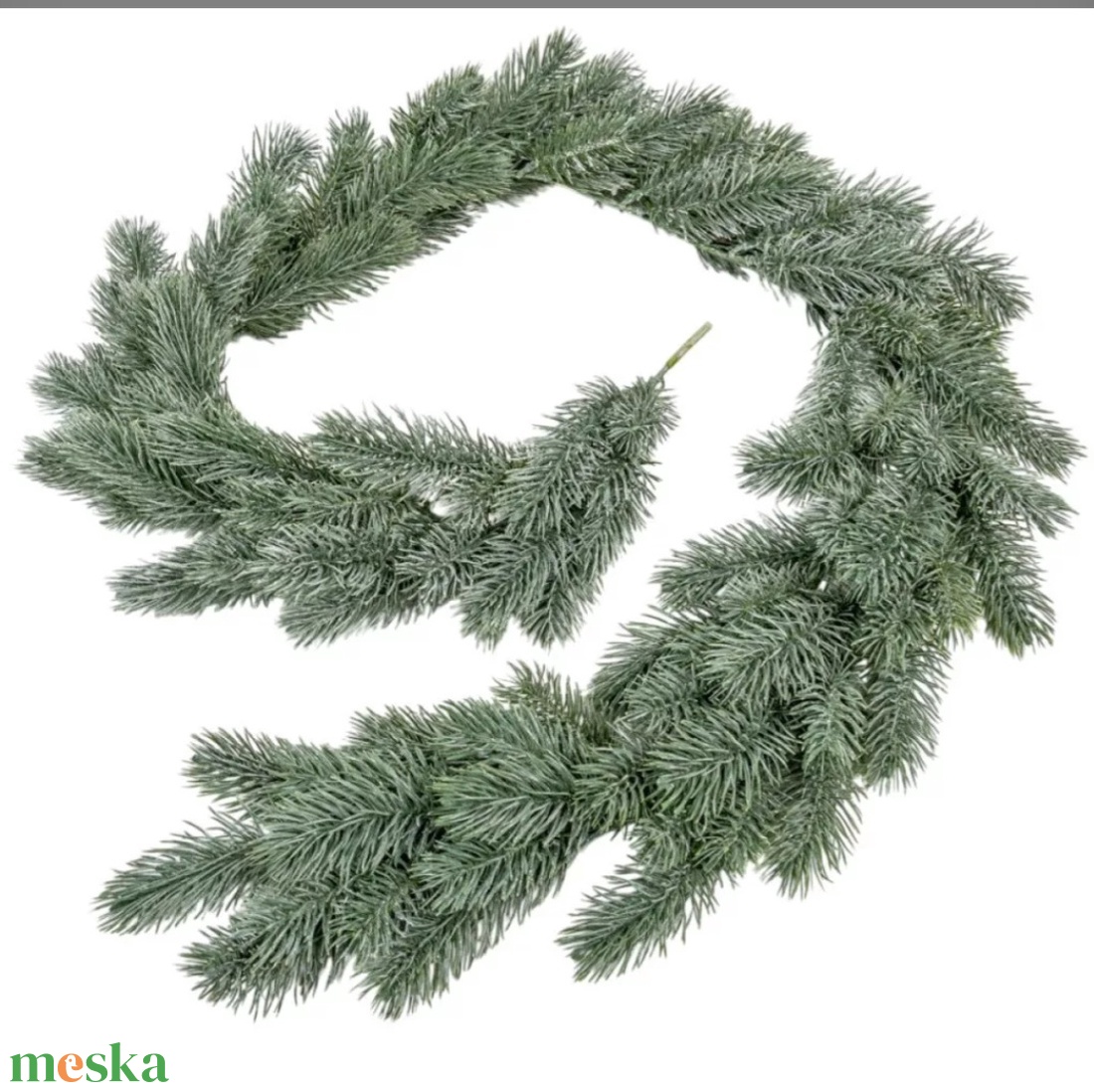 Hamvas fenyő girland - karácsony - karácsonyi kültéri dekoráció - Meska.hu