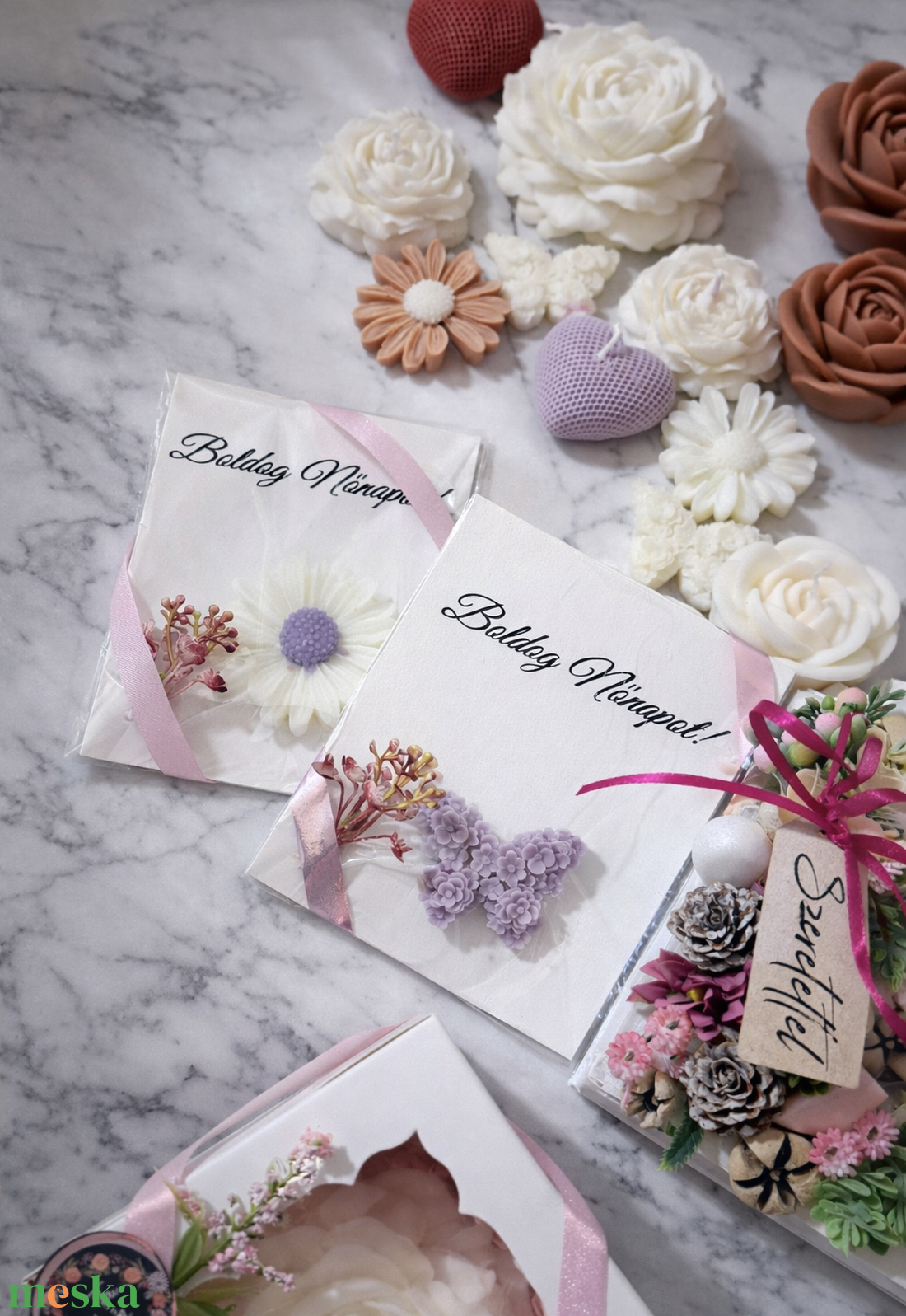 Szójaviasz formagyertya - esküvő - emlék & ajándék - köszönőajándék - Meska.hu