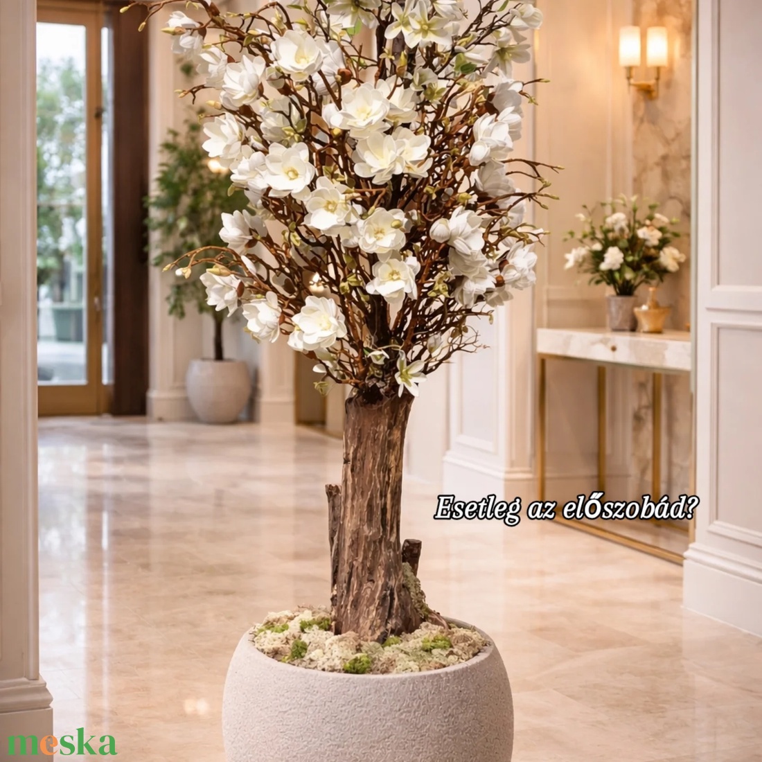 Magnólia dekorfa  - otthon & életmód - dekoráció - dísztárgy - Meska.hu