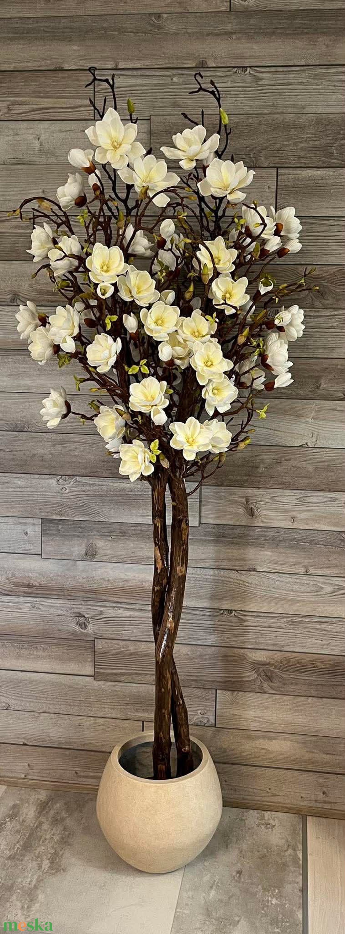 Magnólia dekorfa - otthon & életmód - dekoráció - dísztárgy - Meska.hu