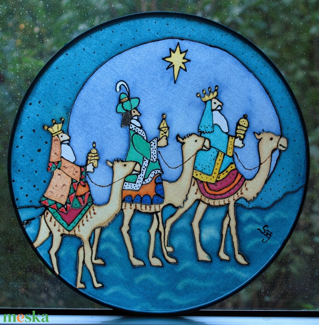 Három királyok karácsonyi selyem ablakkép - karácsony - adventi díszek - adventi ablakdekoráció - Meska.hu Három királyok karácsonyi selyem ablakkép - karácsony - adventi díszek - adventi ablakdekoráció - Meska.hu