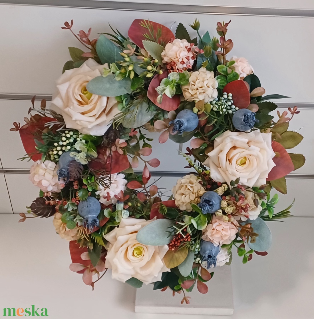 Őszi ajtódÍsz - otthon & életmód - dekoráció - ajtó- és ablak dekoráció - ajtódísz & kopogtató - Meska.hu