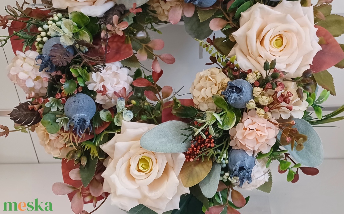 Őszi ajtódÍsz - otthon & életmód - dekoráció - ajtó- és ablak dekoráció - ajtódísz & kopogtató - Meska.hu