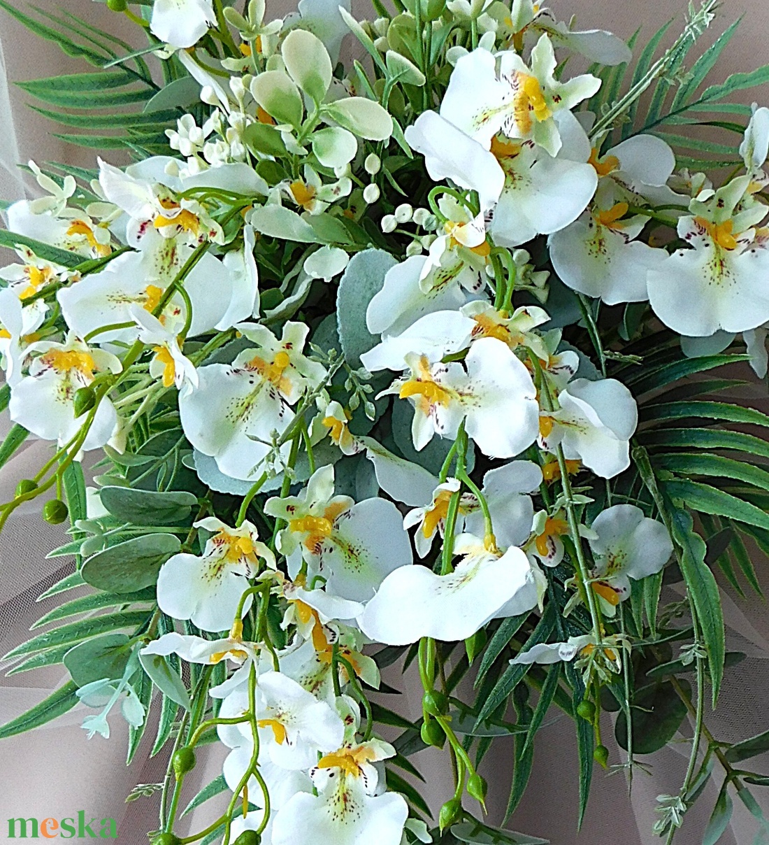 Oncidium orchideás menyasszonyi csokor - esküvő - menyasszonyi- és dobócsokor - Meska.hu Oncidium orchideás menyasszonyi csokor - esküvő - menyasszonyi- és dobócsokor - Meska.hu