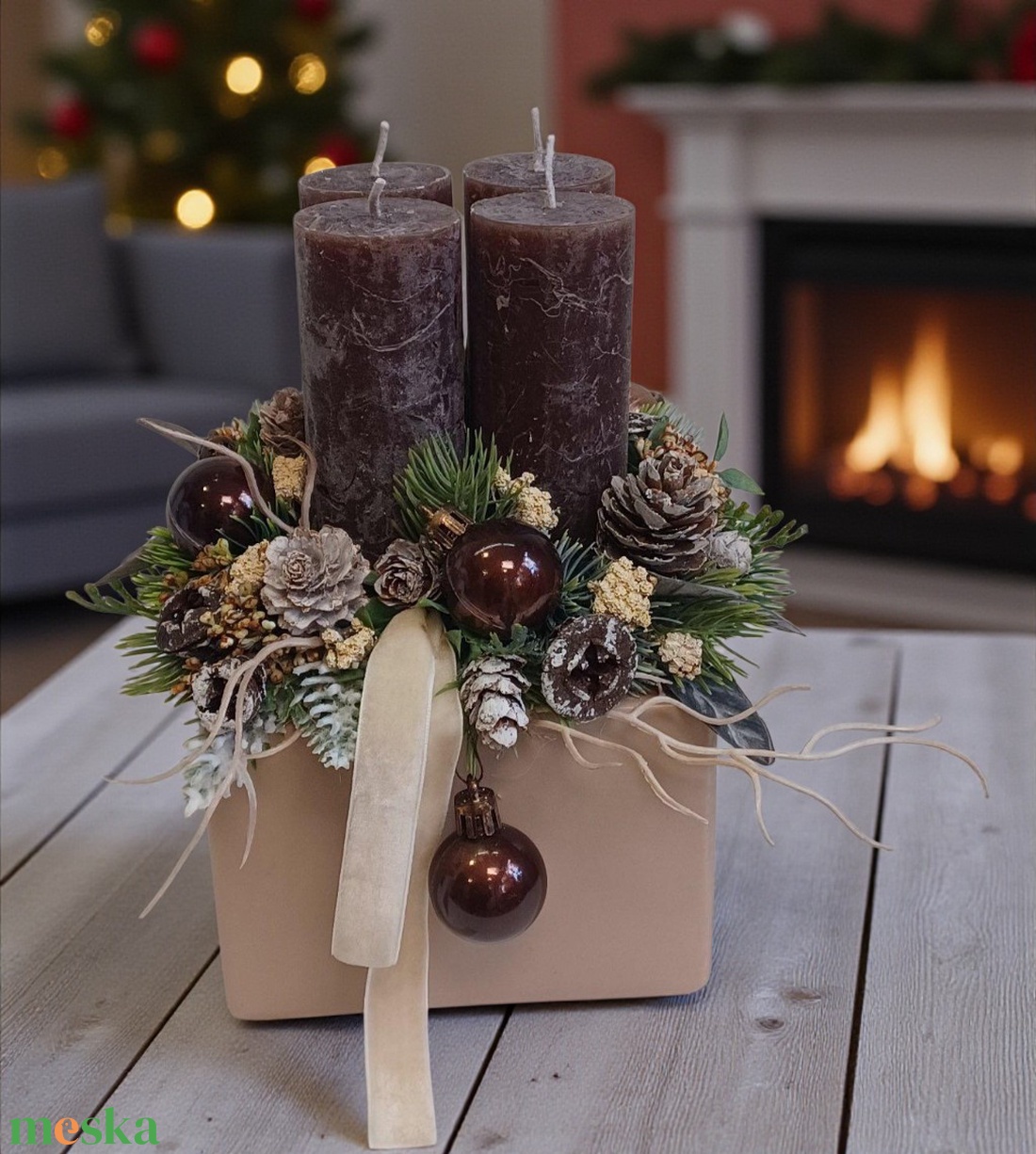 Adventi dÍsz - karácsony - adventi díszek - adventi asztaldísz - Meska.hu