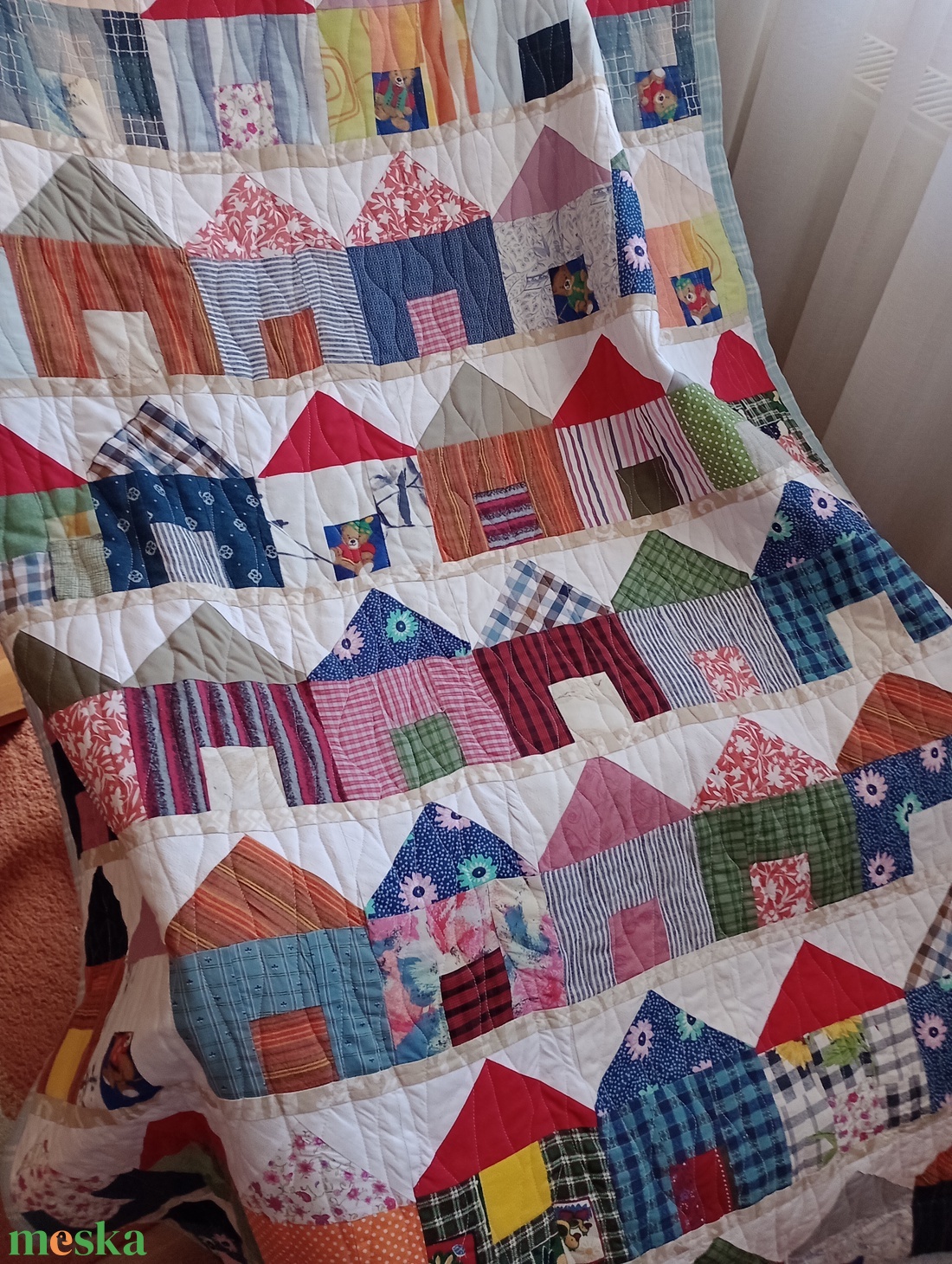 Zerowaste steppelt gyermek takaró és párnahuzat - baba - mama - baba ágynemű - babatakaró, gyerek pléd - Meska.hu