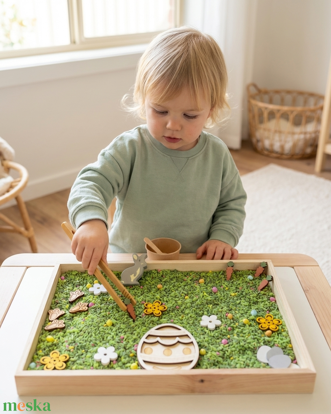 Sensybox Mini- Szenzoros játékdoboz - baba - mama - baba játékok - matatófal - Meska.hu