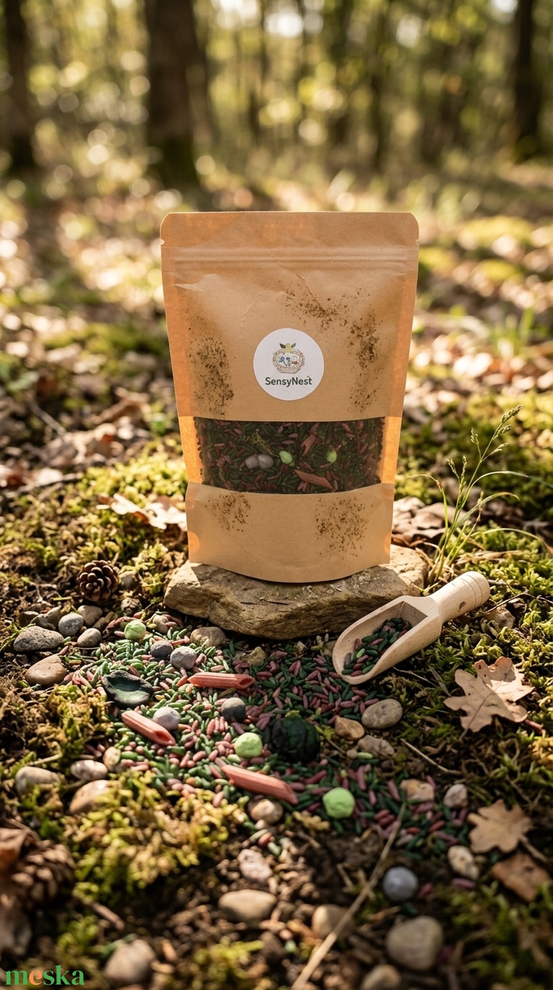 Titkos erdő- Szenzoros töltelék alap - otthon & életmód - papír, írószer - pecsétek - gyurmapecsét - Meska.hu