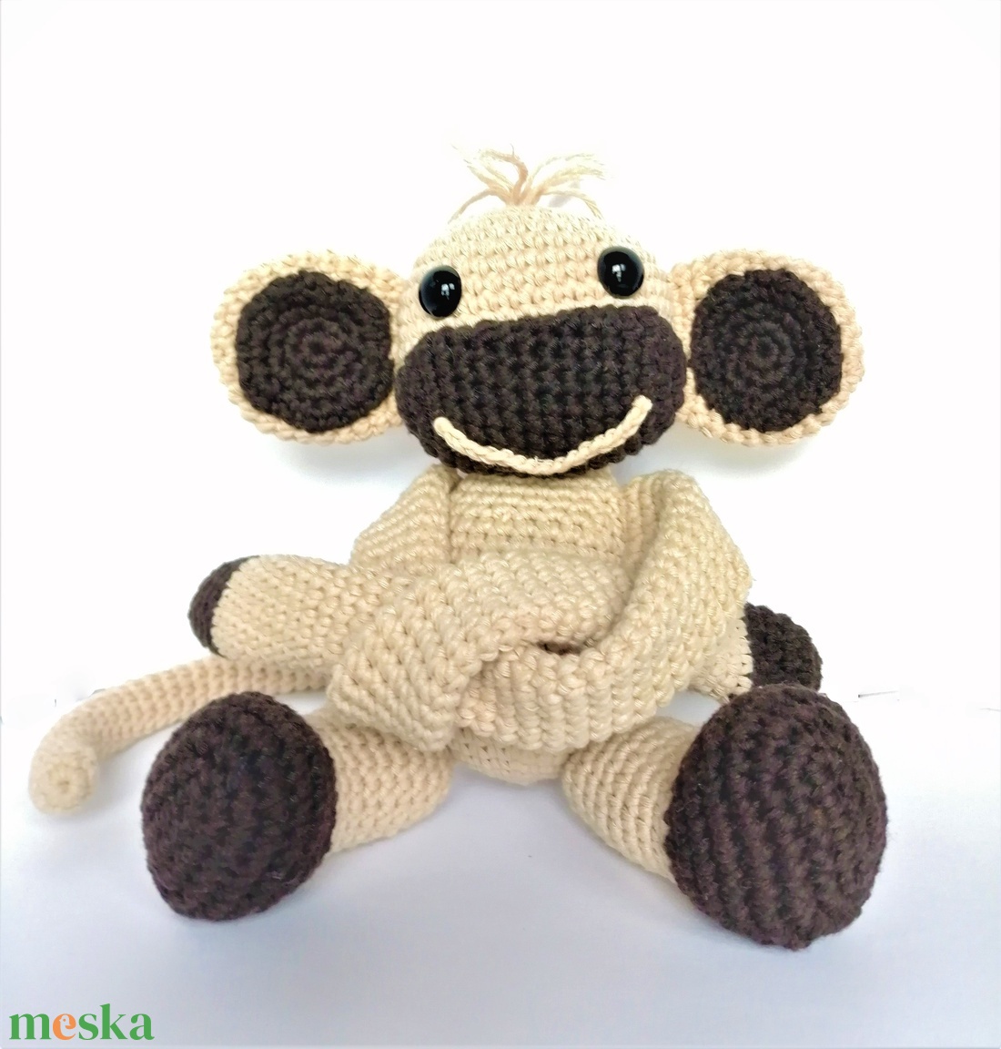 Függönyelkötő majom horgolt amigurumi figura - otthon & életmód - babaszoba, gyerekszoba - babaszoba dekoráció - Meska.hu Függönyelkötő majom horgolt amigurumi figura - otthon & életmód - babaszoba, gyerekszoba - babaszoba dekoráció - Meska.hu