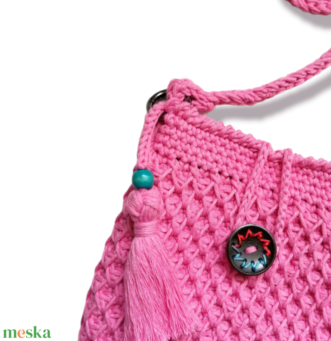 'Barbie' horgolt mobiltelefon tartó  - táska & tok - pénztárca & más tok - telefontok - Meska.hu