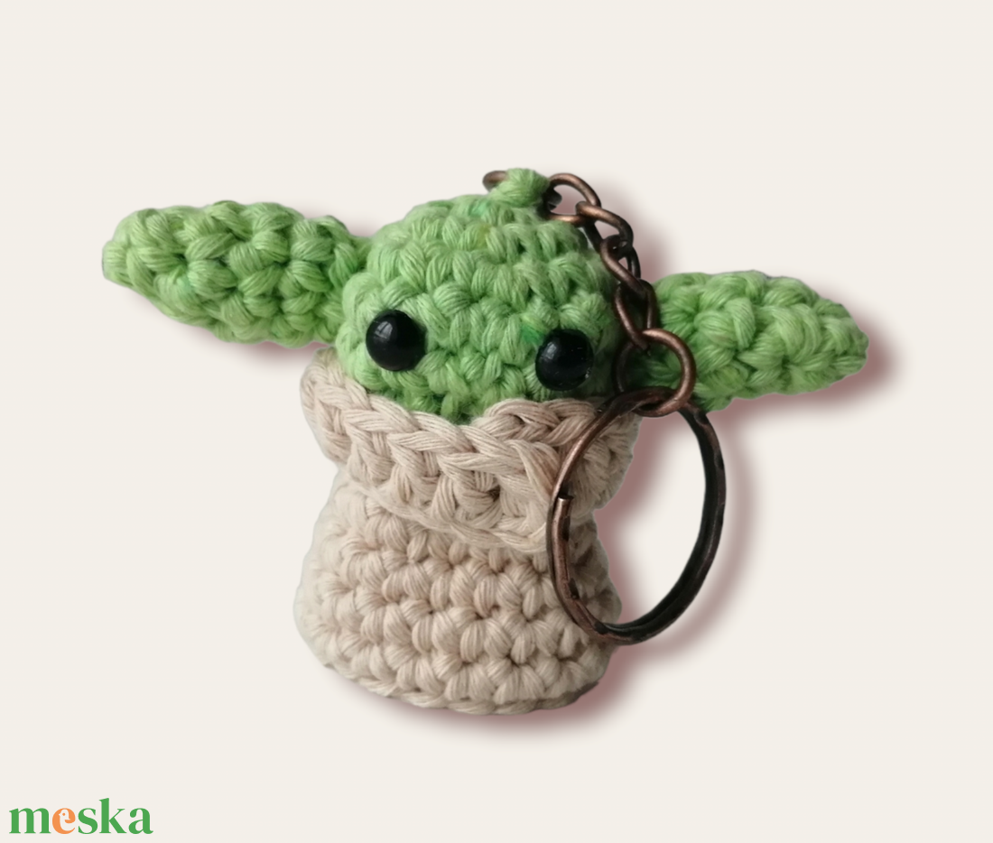 Baby Yoda - Grogu horgolt kulcstartó - táska & tok - kulcstartó & táskadísz - kulcstartó - Meska.hu Baby Yoda - Grogu horgolt kulcstartó - táska & tok - kulcstartó & táskadísz - kulcstartó - Meska.hu