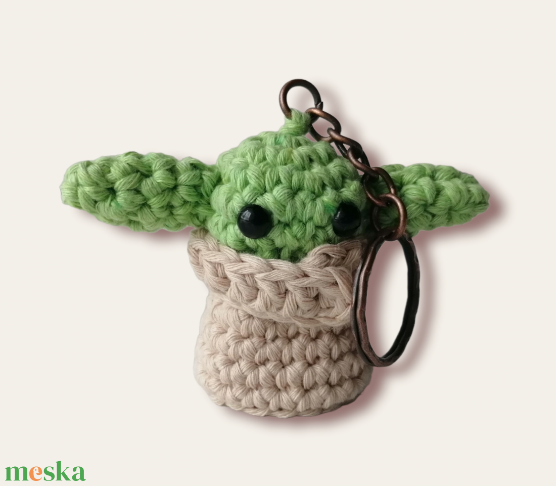 Baby Yoda - Grogu horgolt kulcstartó - táska & tok - kulcstartó & táskadísz - kulcstartó - Meska.hu Baby Yoda - Grogu horgolt kulcstartó - táska & tok - kulcstartó & táskadísz - kulcstartó - Meska.hu