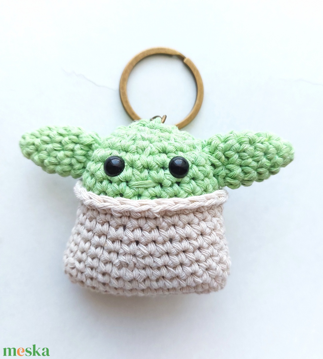 Baby Yoda - Grogu horgolt kulcstartó - táska & tok - kulcstartó & táskadísz - kulcstartó - Meska.hu Baby Yoda - Grogu horgolt kulcstartó - táska & tok - kulcstartó & táskadísz - kulcstartó - Meska.hu