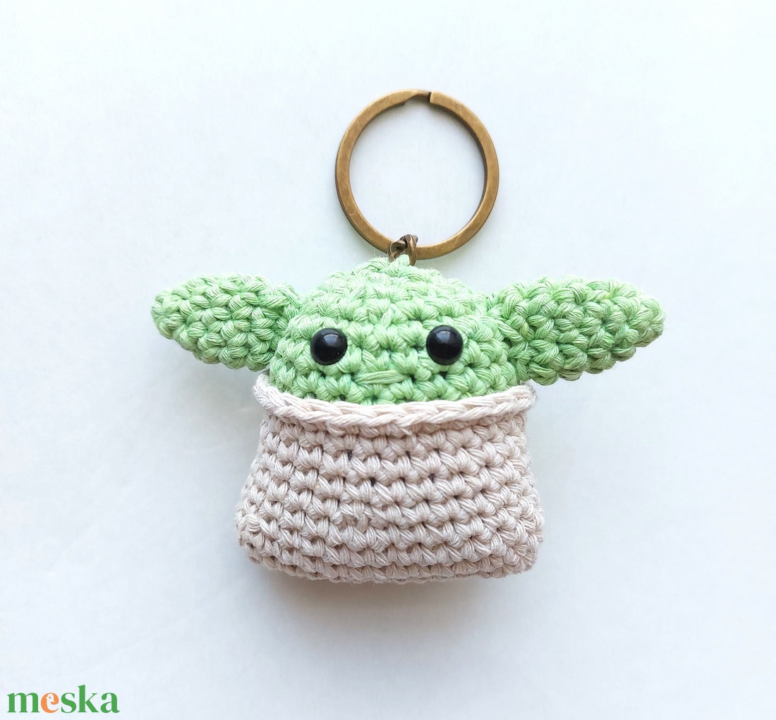 Baby Yoda - Grogu horgolt kulcstartó - táska & tok - kulcstartó & táskadísz - kulcstartó - Meska.hu Baby Yoda - Grogu horgolt kulcstartó - táska & tok - kulcstartó & táskadísz - kulcstartó - Meska.hu