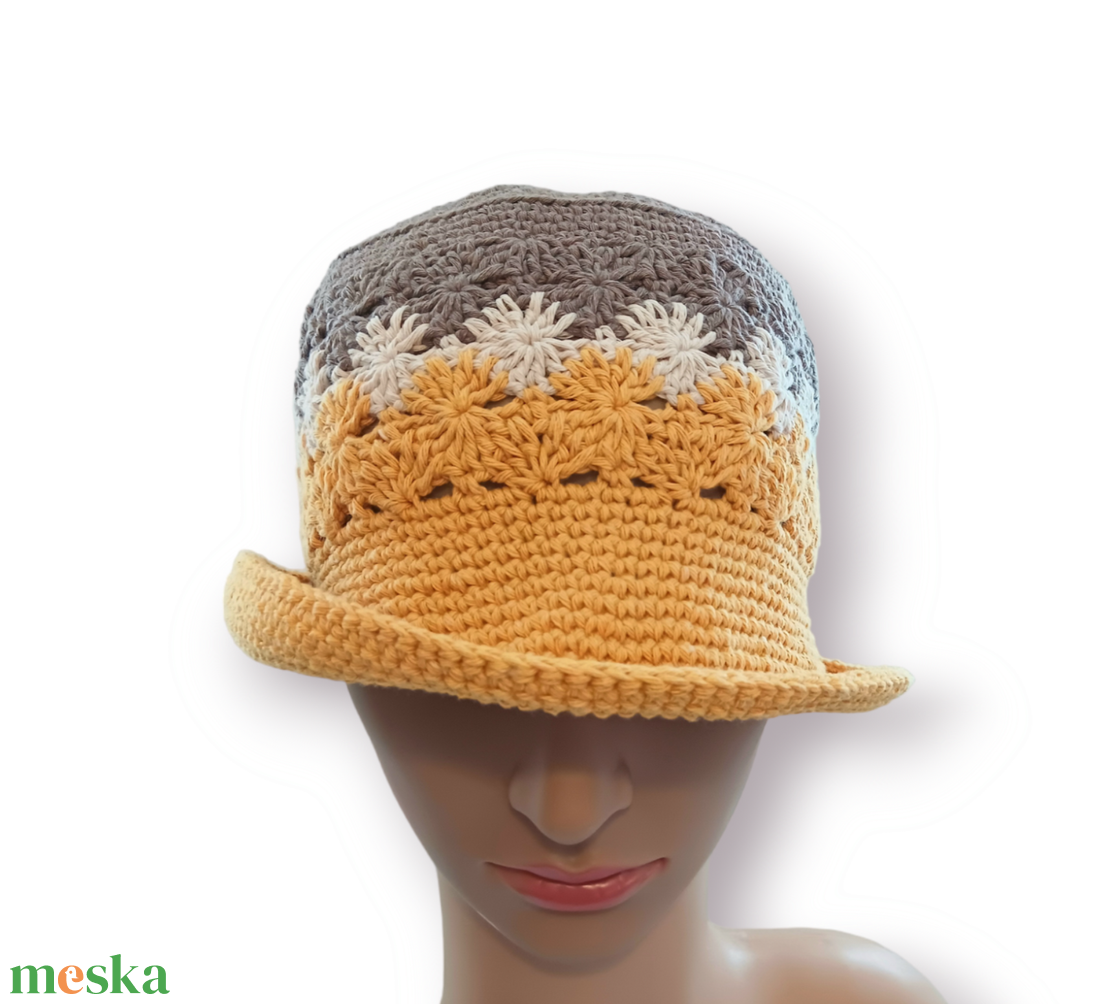 Horgolt Bucket kalap - ruha & divat - sál, sapka, kendő - kalap - Meska.hu Horgolt Bucket kalap - ruha & divat - sál, sapka, kendő - kalap - Meska.hu