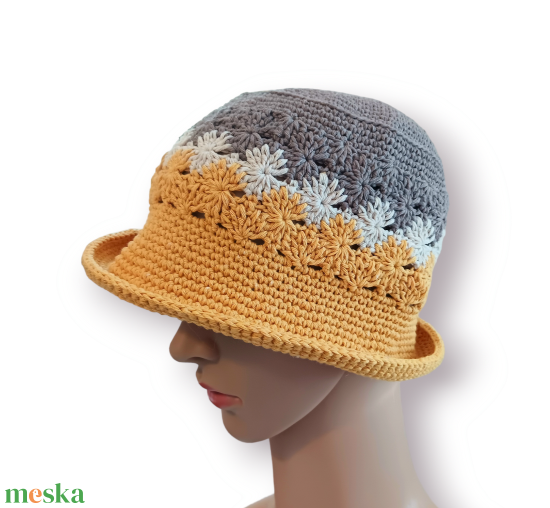 Horgolt Bucket kalap - ruha & divat - sál, sapka, kendő - kalap - Meska.hu Horgolt Bucket kalap - ruha & divat - sál, sapka, kendő - kalap - Meska.hu