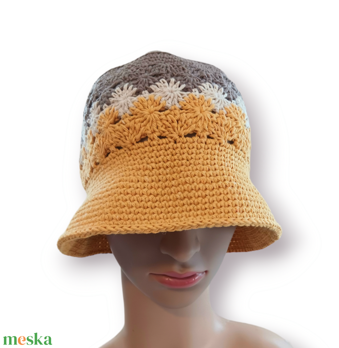 Horgolt Bucket kalap - ruha & divat - sál, sapka, kendő - kalap - Meska.hu Horgolt Bucket kalap - ruha & divat - sál, sapka, kendő - kalap - Meska.hu