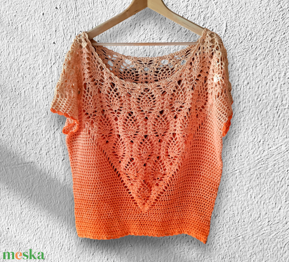 Horgolt strandruha - tunika M-L-XL-es méret - ruha & divat - női ruha - tunika - Meska.hu Horgolt strandruha - tunika M-L-XL-es méret - ruha & divat - női ruha - tunika - Meska.hu