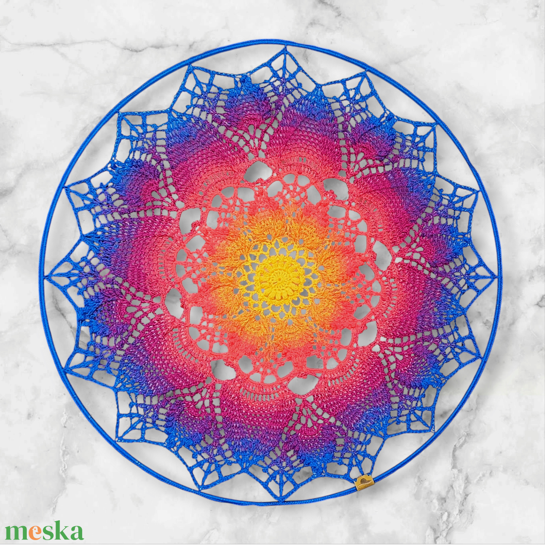 Horgolt mandala - 60 cm átmérő - otthon & életmód - dekoráció - spiritualitás - mandala - Meska.hu Horgolt mandala - 60 cm átmérő - otthon & életmód - dekoráció - spiritualitás - mandala - Meska.hu