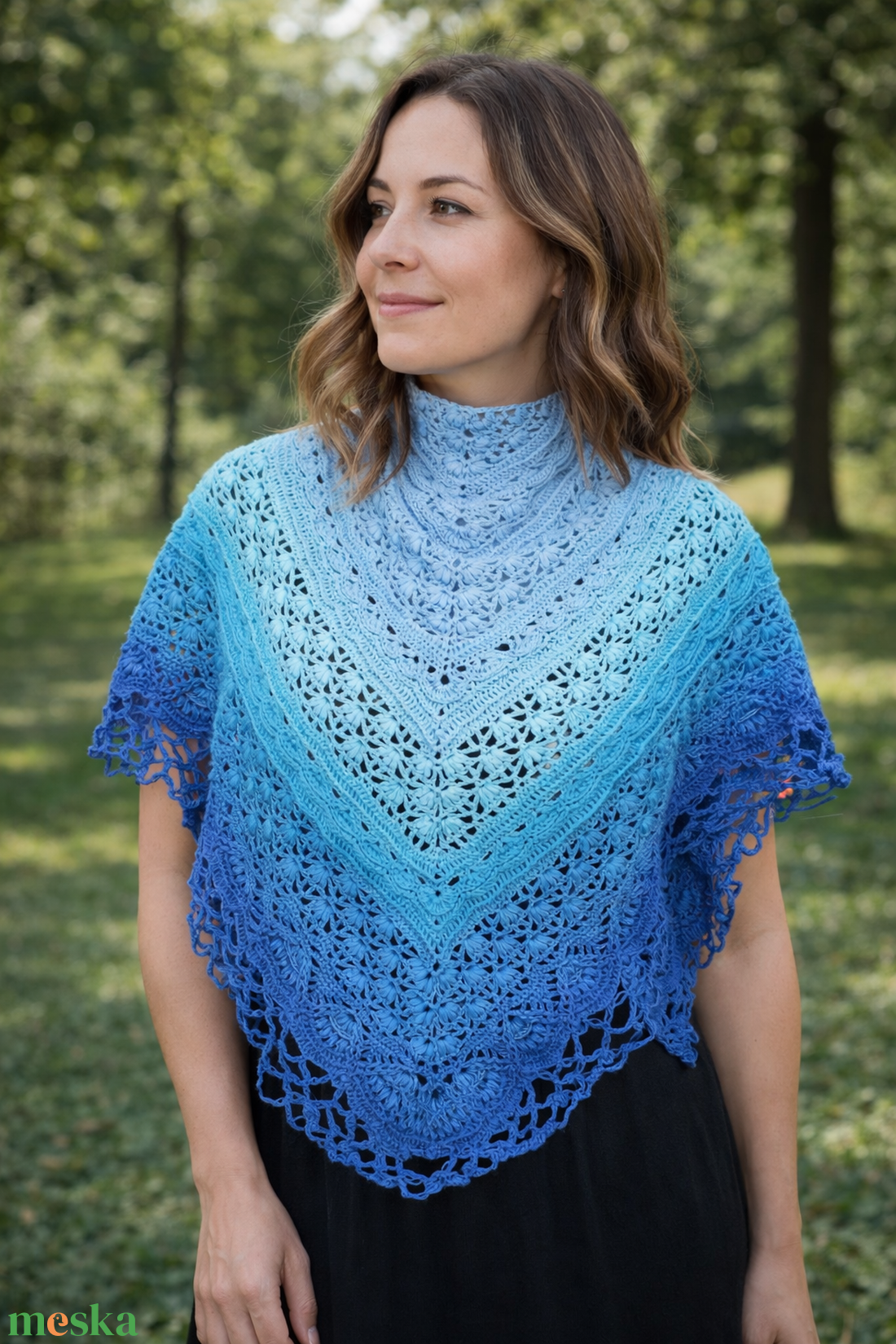 Horgolt kendő  - ruha & divat - sál, sapka, kendő - kendő - Meska.hu