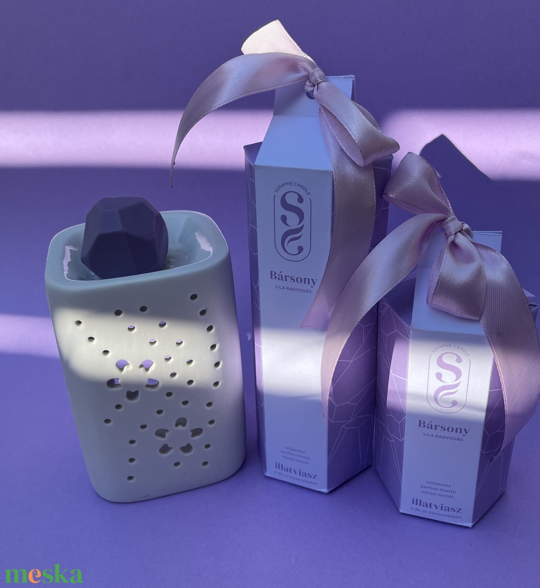 Bársony - otthon & életmód - gyertya, illat, aroma - illatviasz - Meska.hu