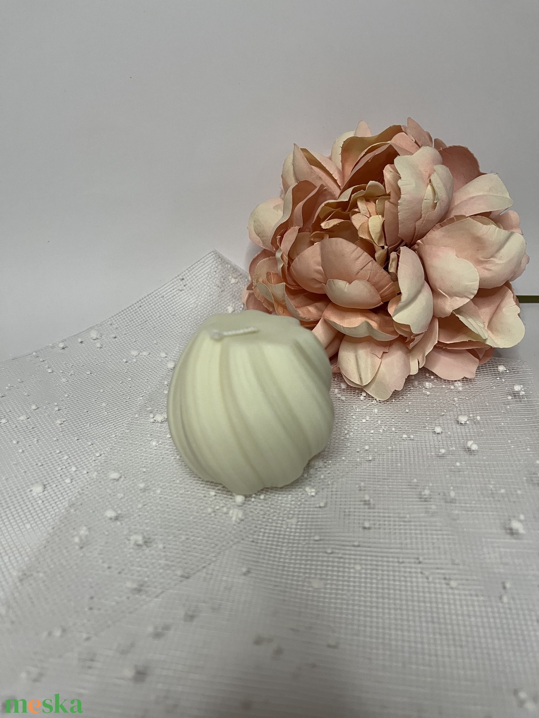 Kerek csavart formagyertya  - otthon & életmód - gyertya, illat, aroma - gyertya - Meska.hu