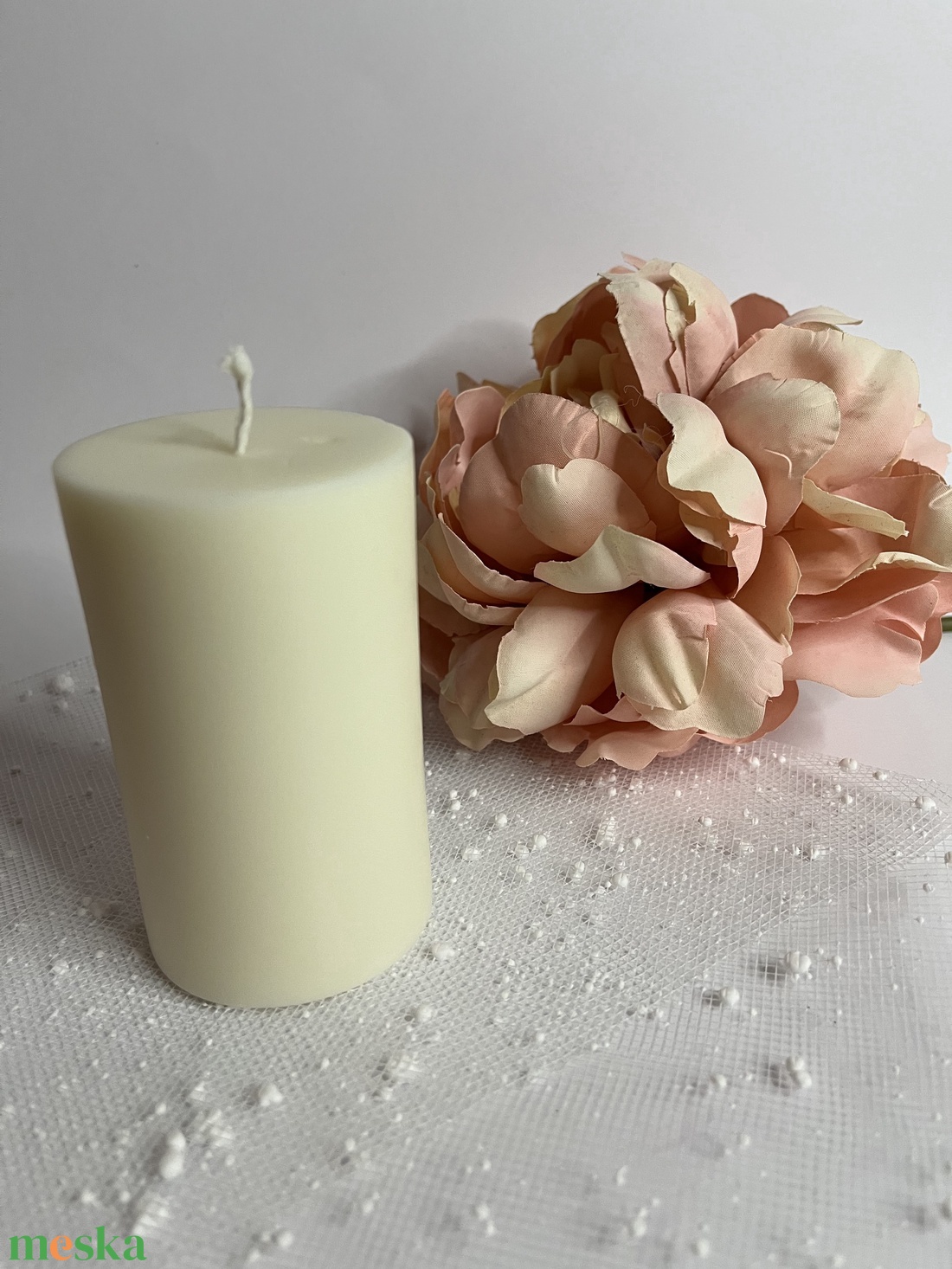 Henger alakú formagyertya  - otthon & életmód - gyertya, illat, aroma - gyertya - Meska.hu