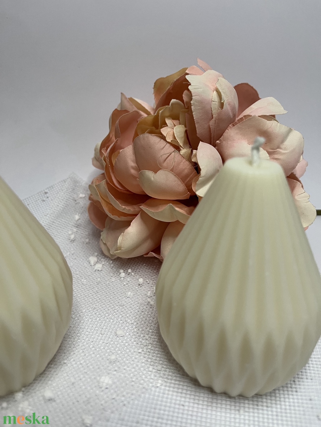 Körte alakú formagyertya  - otthon & életmód - gyertya, illat, aroma - gyertya - Meska.hu