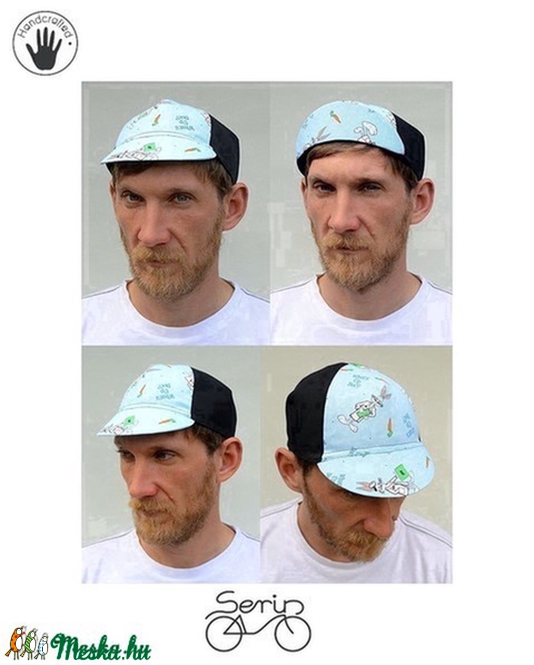 Serin Tapsi Hapsi mintás kerékpáros sapka ss2015 - ruha & divat - sál, sapka, kendő - sapka - Meska.hu Serin Tapsi Hapsi mintás kerékpáros sapka ss2015 - ruha & divat - sál, sapka, kendő - sapka - Meska.hu