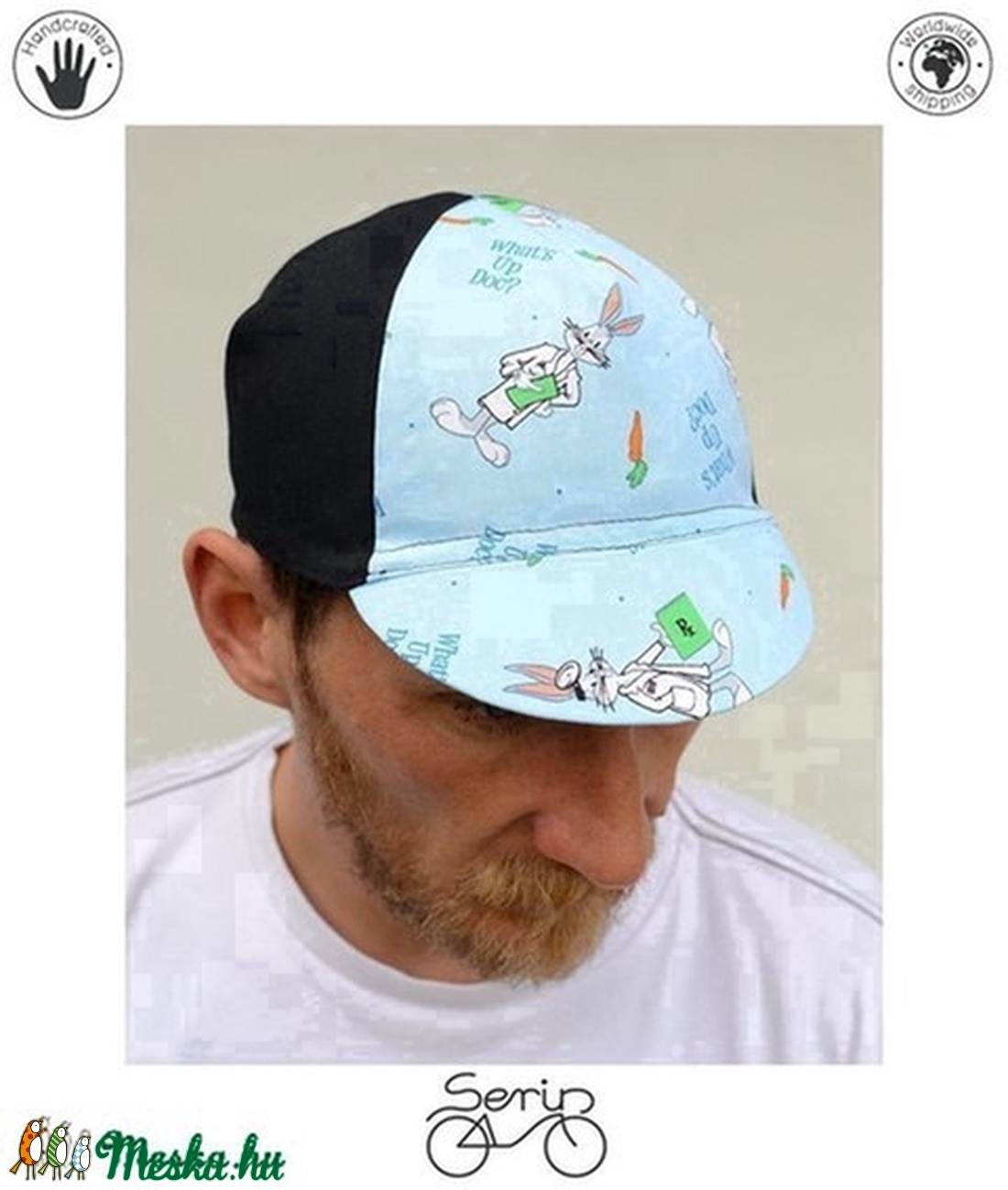 Serin Tapsi Hapsi mintás kerékpáros sapka ss2015 - ruha & divat - sál, sapka, kendő - sapka - Meska.hu Serin Tapsi Hapsi mintás kerékpáros sapka ss2015 - ruha & divat - sál, sapka, kendő - sapka - Meska.hu