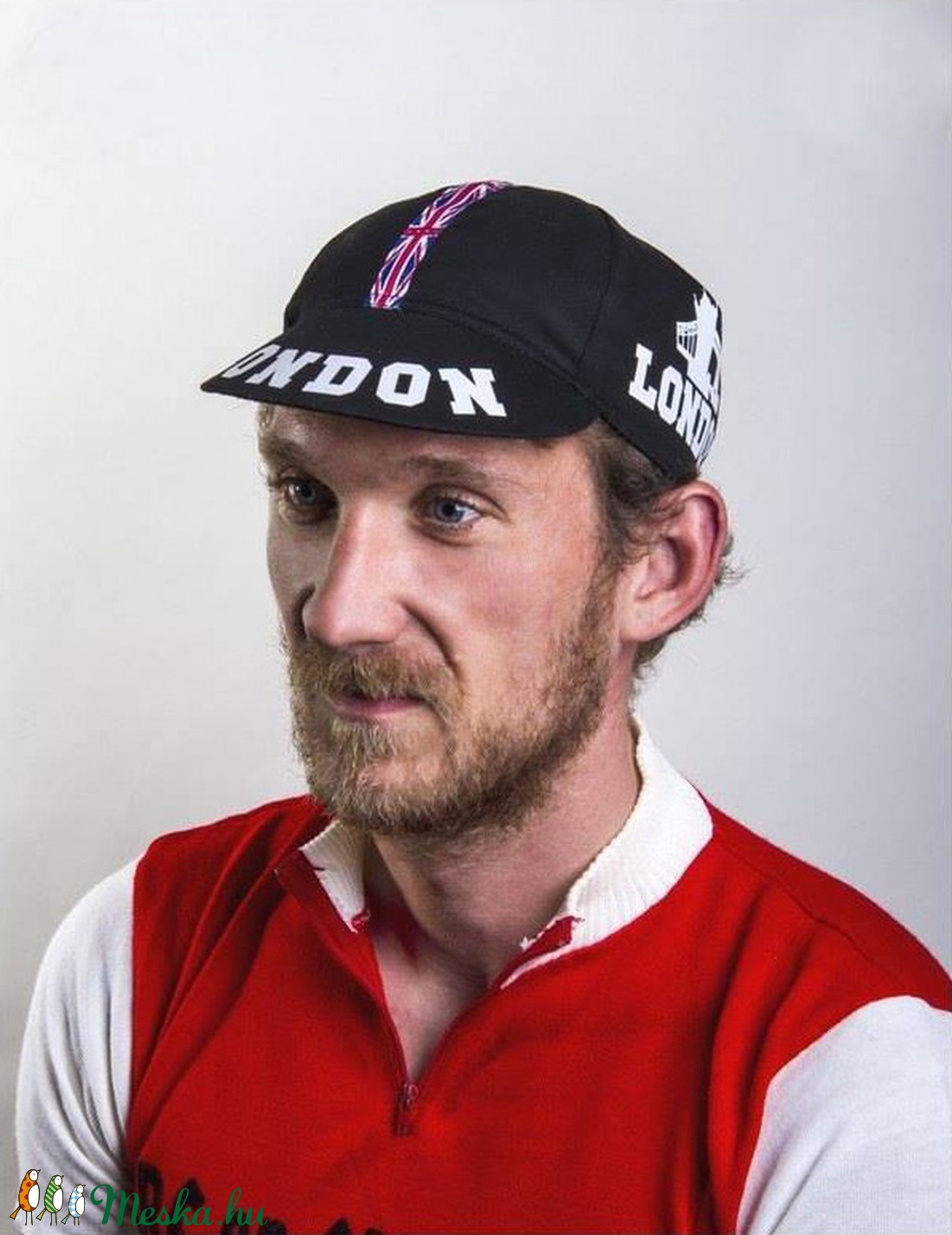 Serin London biciklis sapka - ruha & divat - sál, sapka, kendő - sapka - Meska.hu