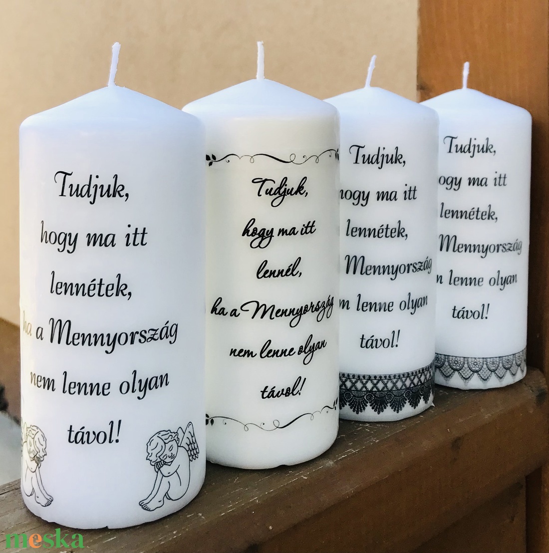 Emlék gyertya (esküvőre) - esküvő - dekoráció - gyertya & gyertyatartó - Meska.hu Emlék gyertya (esküvőre) - esküvő - dekoráció - gyertya & gyertyatartó - Meska.hu