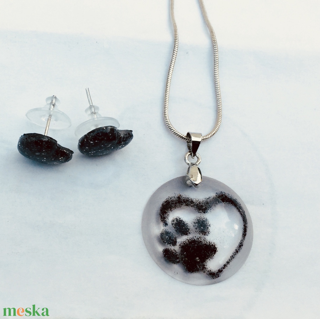 Kisállat (kutya, macska...) kegyeleti medál, kegyeleti ékszer - ékszer - nyaklánc - medálos nyaklánc - Meska.hu