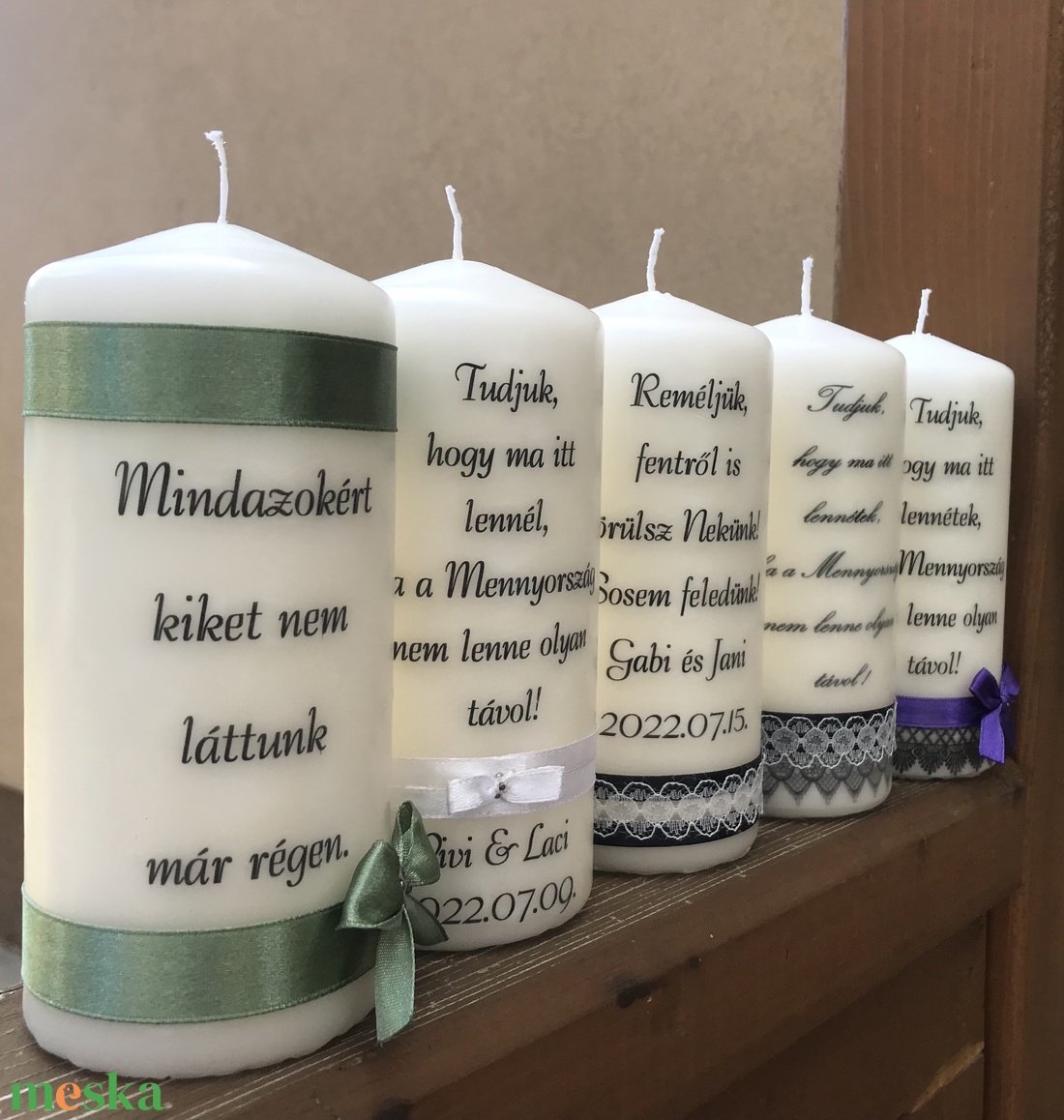 Emlék gyertya (esküvőre) - esküvő - dekoráció - gyertya & gyertyatartó - Meska.hu Emlék gyertya (esküvőre) - esküvő - dekoráció - gyertya & gyertyatartó - Meska.hu