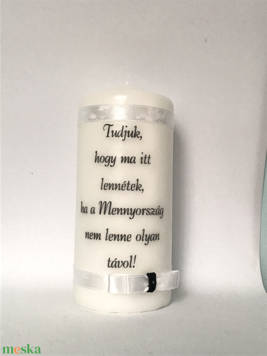 Emlék gyertya esküvőre - esküvő - dekoráció - gyertya & gyertyatartó - Meska.hu