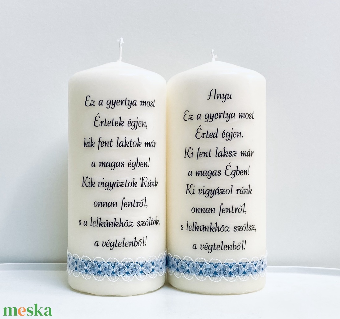 Emlék gyertya (esküvőre) - esküvő - dekoráció - gyertya & gyertyatartó - Meska.hu Emlék gyertya (esküvőre) - esküvő - dekoráció - gyertya & gyertyatartó - Meska.hu