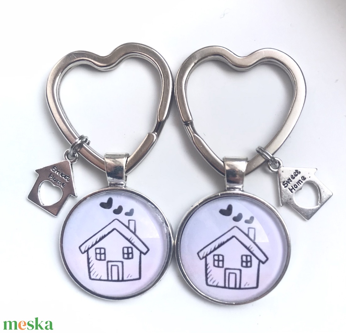 2 db Sweet home- közös otthonunk kulcstartó - táska & tok - kulcstartó & táskadísz - kulcstartó - Meska.hu 2 db Sweet home- közös otthonunk kulcstartó - táska & tok - kulcstartó & táskadísz - kulcstartó - Meska.hu