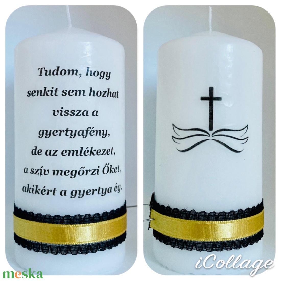 Emlék gyertya (esküvőre) - esküvő - dekoráció - gyertya & gyertyatartó - Meska.hu Emlék gyertya (esküvőre) - esküvő - dekoráció - gyertya & gyertyatartó - Meska.hu
