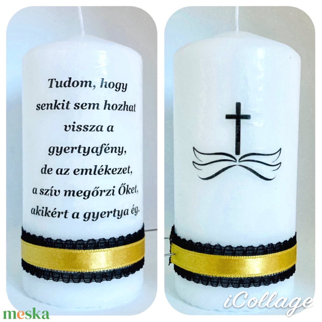 Emlék gyertya (esküvőre) - esküvő - dekoráció - gyertya & gyertyatartó - Meska.hu Emlék gyertya (esküvőre) - esküvő - dekoráció - gyertya & gyertyatartó - Meska.hu