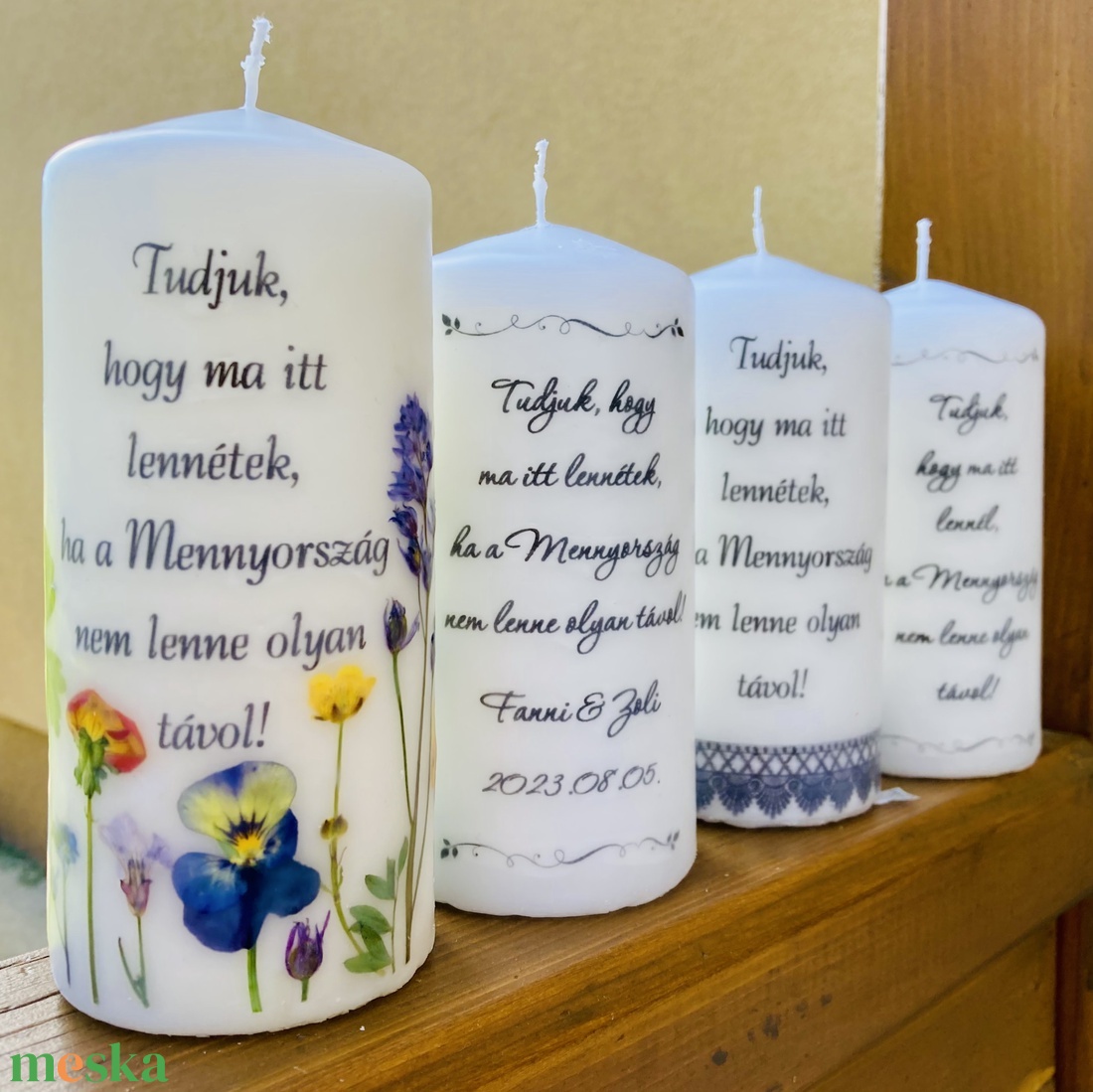 Emlék gyertya (esküvőre) - esküvő - dekoráció - gyertya & gyertyatartó - Meska.hu Emlék gyertya (esküvőre) - esküvő - dekoráció - gyertya & gyertyatartó - Meska.hu