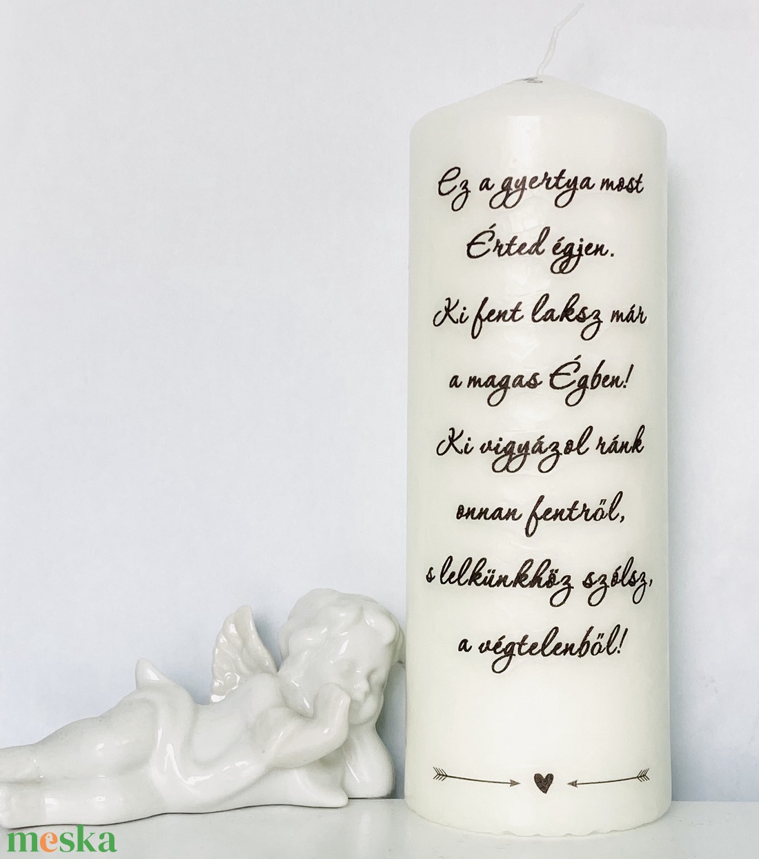 Azonnal vihető emlék gyertya (esküvőre) - esküvő - dekoráció - gyertya & gyertyatartó - Meska.hu