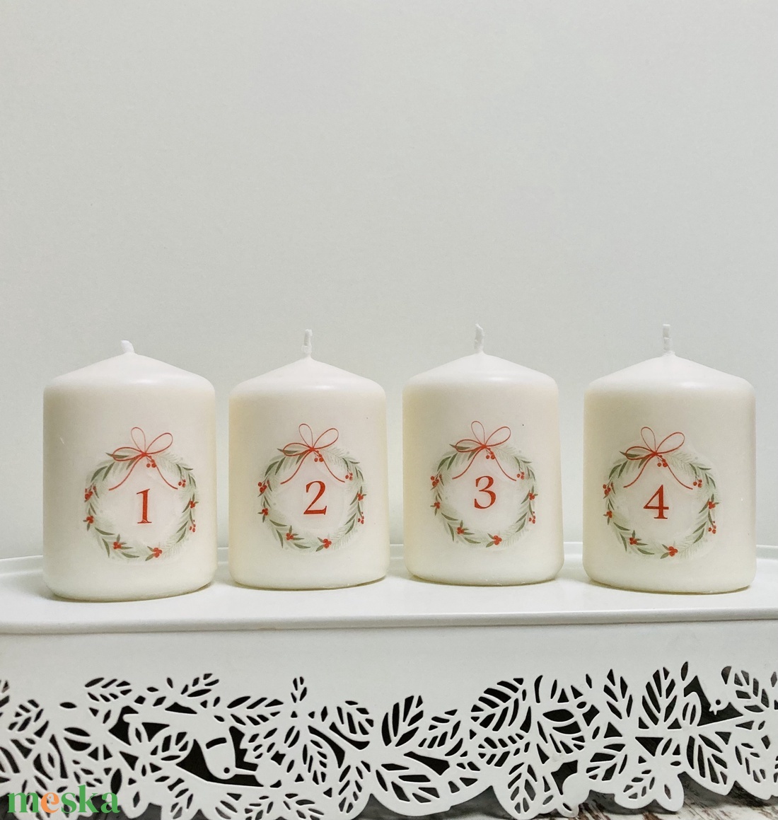 4 db-os Adventi gyertya szett (felirattal) - karácsony - adventi díszek - adventi gyertyadíszek és koszorúdíszek - Meska.hu 4 db-os Adventi gyertya szett (felirattal) - karácsony - adventi díszek - adventi gyertyadíszek és koszorúdíszek - Meska.hu
