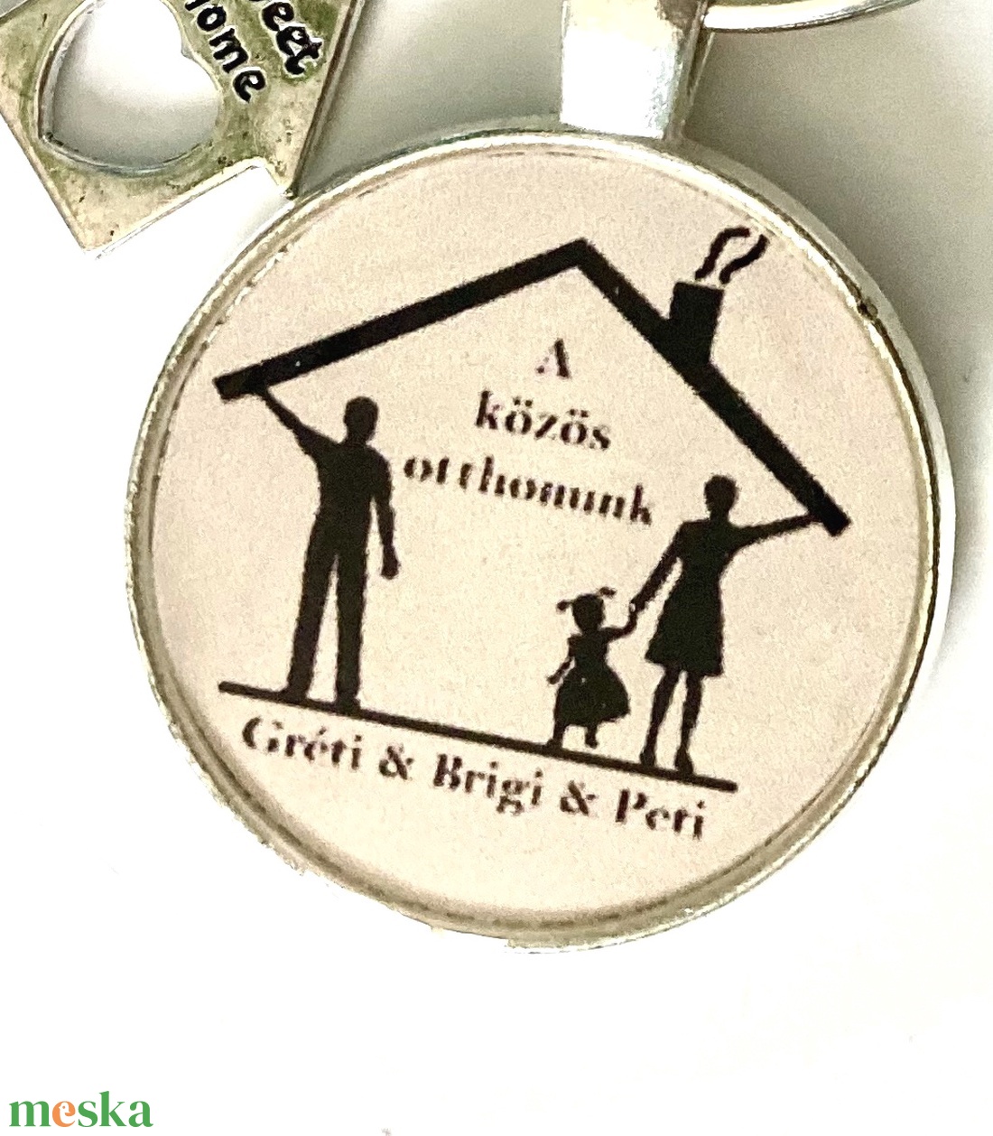 2 db A közös otthonunk kulcstartó egyedi szöveggel - táska & tok - kulcstartó & táskadísz - kulcstartó - Meska.hu 2 db A közös otthonunk kulcstartó egyedi szöveggel - táska & tok - kulcstartó & táskadísz - kulcstartó - Meska.hu