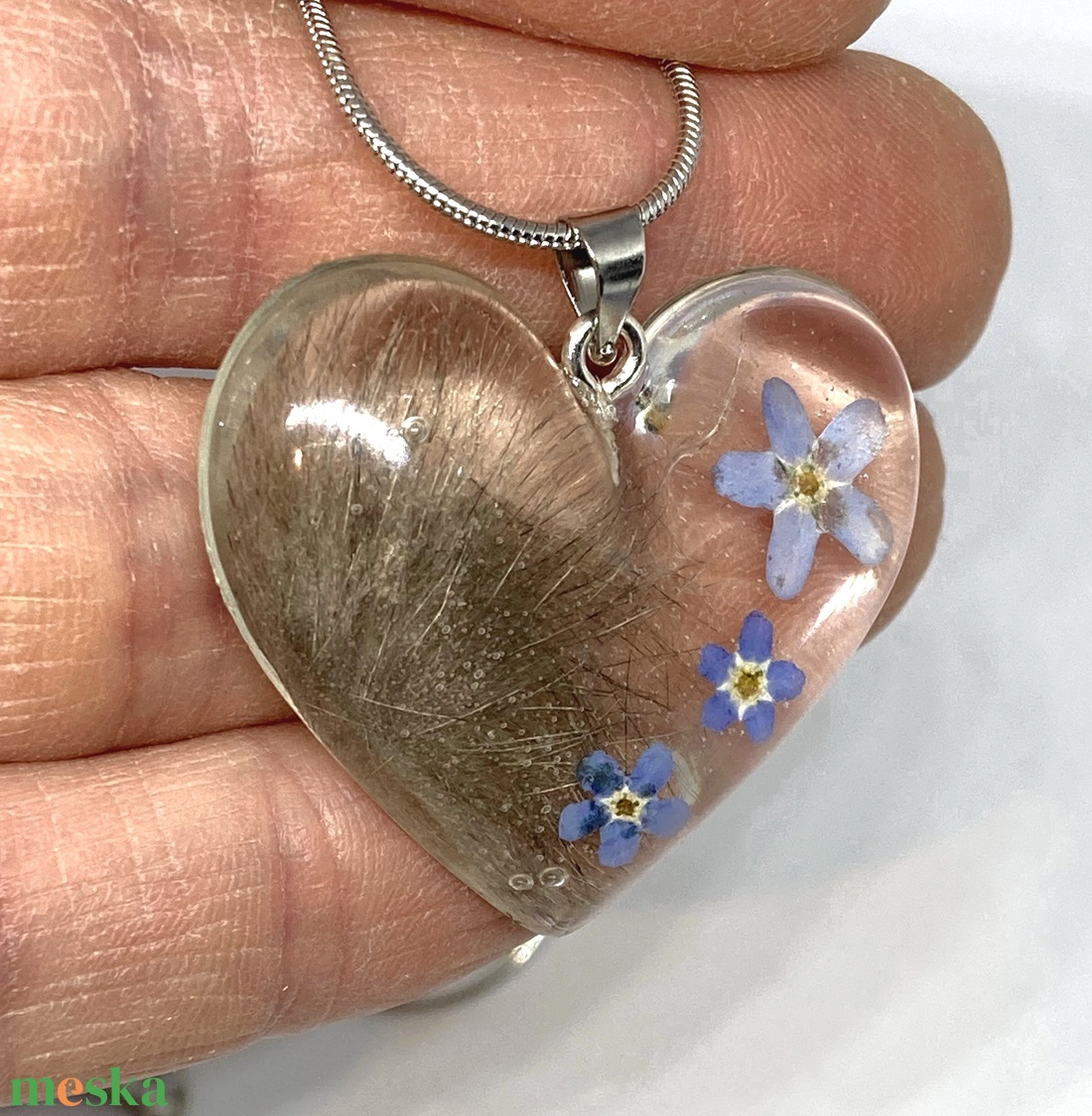 Kisállat (kutya, macska...) kegyeleti medál, kegyeleti ékszer - ékszer - nyaklánc - medálos nyaklánc - Meska.hu