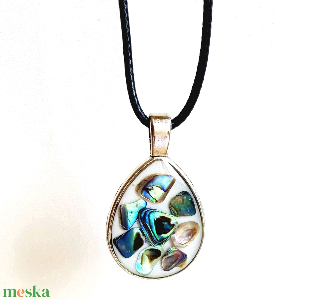 Abalone kagylós medál - ékszer - ékszerszett - Meska.hu